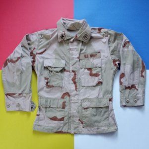 Women’s U.S. Navy Button-Up Jacket CAMOUFLAGE